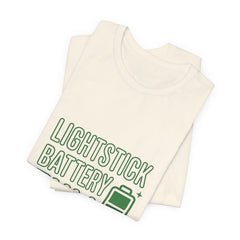 Lightstick Battery Full Tee | K-Pop Stan Slang, Bias Energy