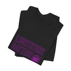 Lightstick Battery Full Tee | K-pop Stan Slang Shirt, Aegyo Bias-Wrecker Vibe