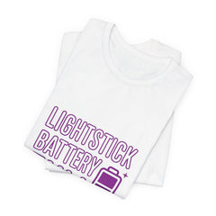 Lightstick Battery Full Tee | K-pop Stan Slang Shirt, Aegyo Bias-Wrecker Vibe