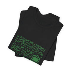 Lightstick Battery Full Tee | K-Pop Stan Slang, Bias Energy