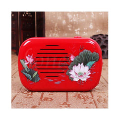 Ximimark Mini Lotus Buddhist Buddha Pray Music Machine with 22 Buddha Songs IncantationRed