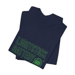 Lightstick Battery Full Tee | K-Pop Stan Slang, Bias Energy