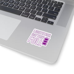 Lightstick Battery Full Sticker | K-Pop Stan Slang, Selca Energy