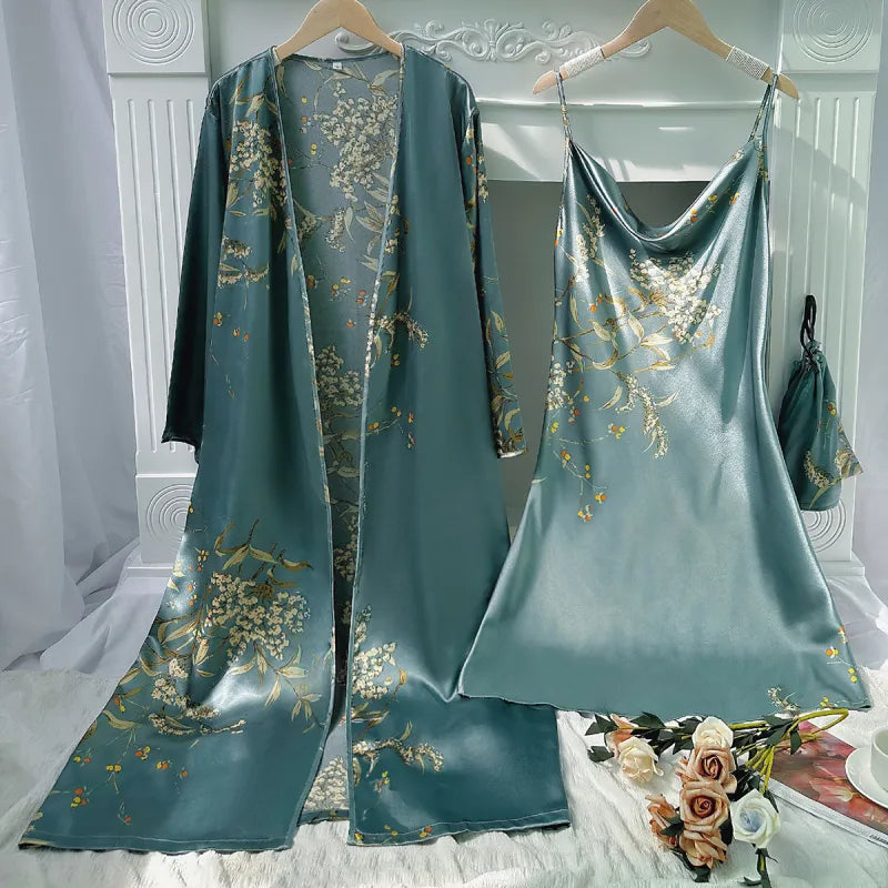 Printed Small Cherry Pajamas